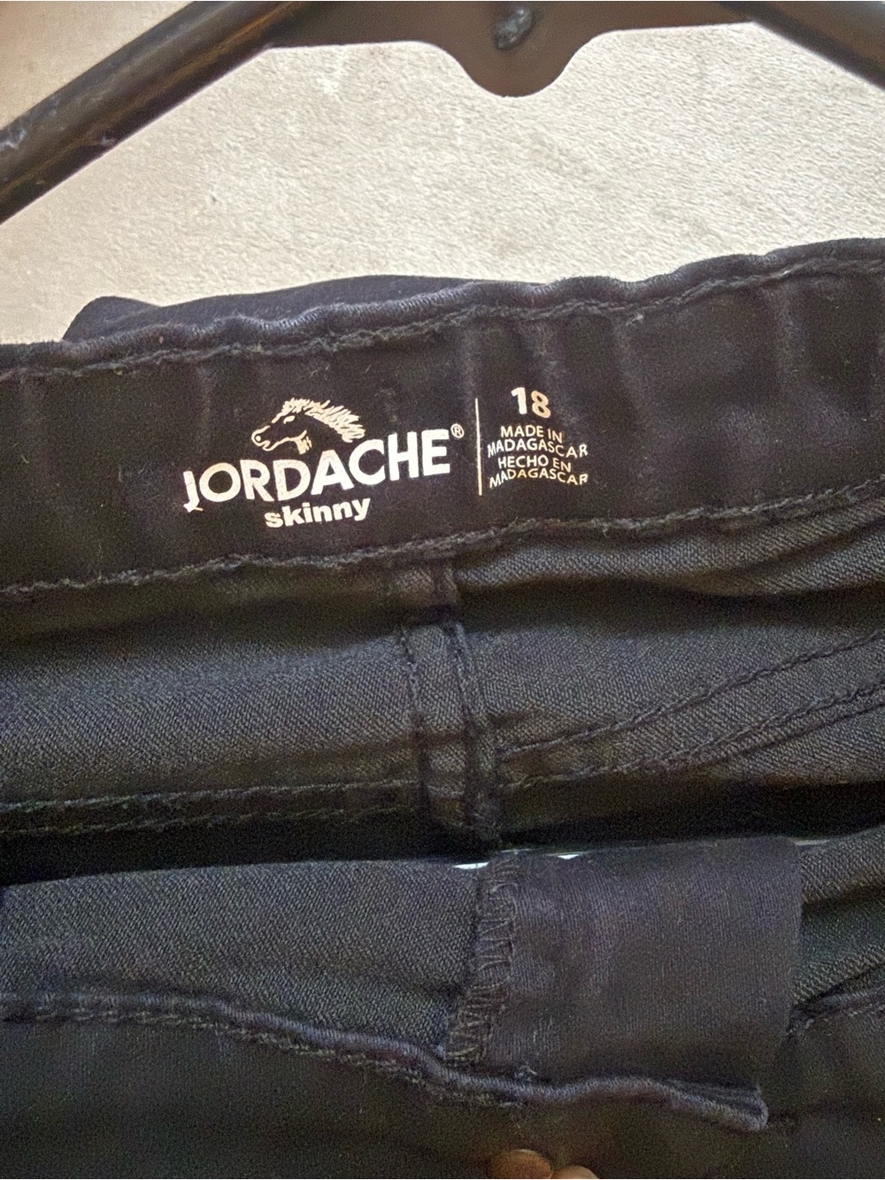 Jordache Men's Skinny Jeans in Black